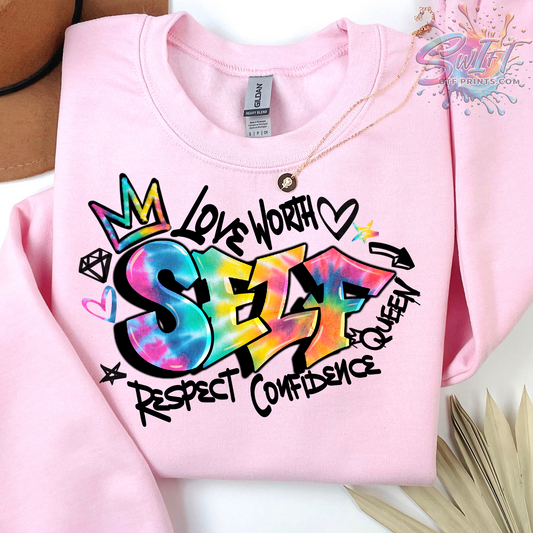 Graffiti Self Love Sweatshirt